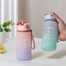 Garrafa de Água 630ml – Com Cordão, Tampa Plástica e Design Esportivo