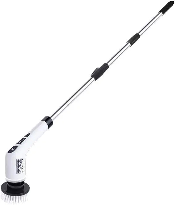 Escova Elétrica de Limpeza 9 em 1 Recarregável – Sem Fio, 360° Giratória, Multiuso