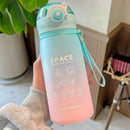 Garrafa de Água 630ml – Com Cordão, Tampa Plástica e Design Esportivo