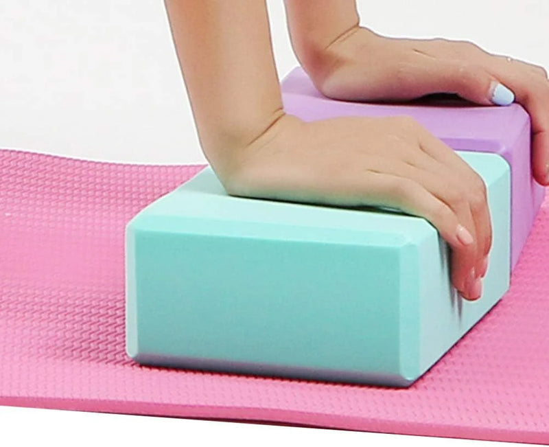 Bloco de Yoga em EVA Antiderrapante – Leve, Resistente e Ideal para Alongamento e Pilates