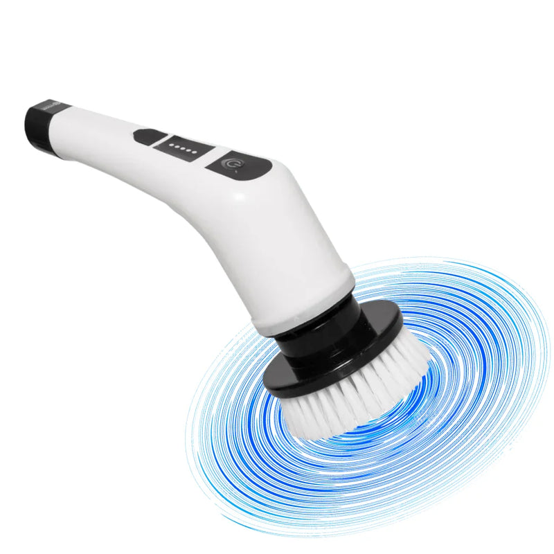 Escova Elétrica de Limpeza 9 em 1 Recarregável – Sem Fio, 360° Giratória, Multiuso