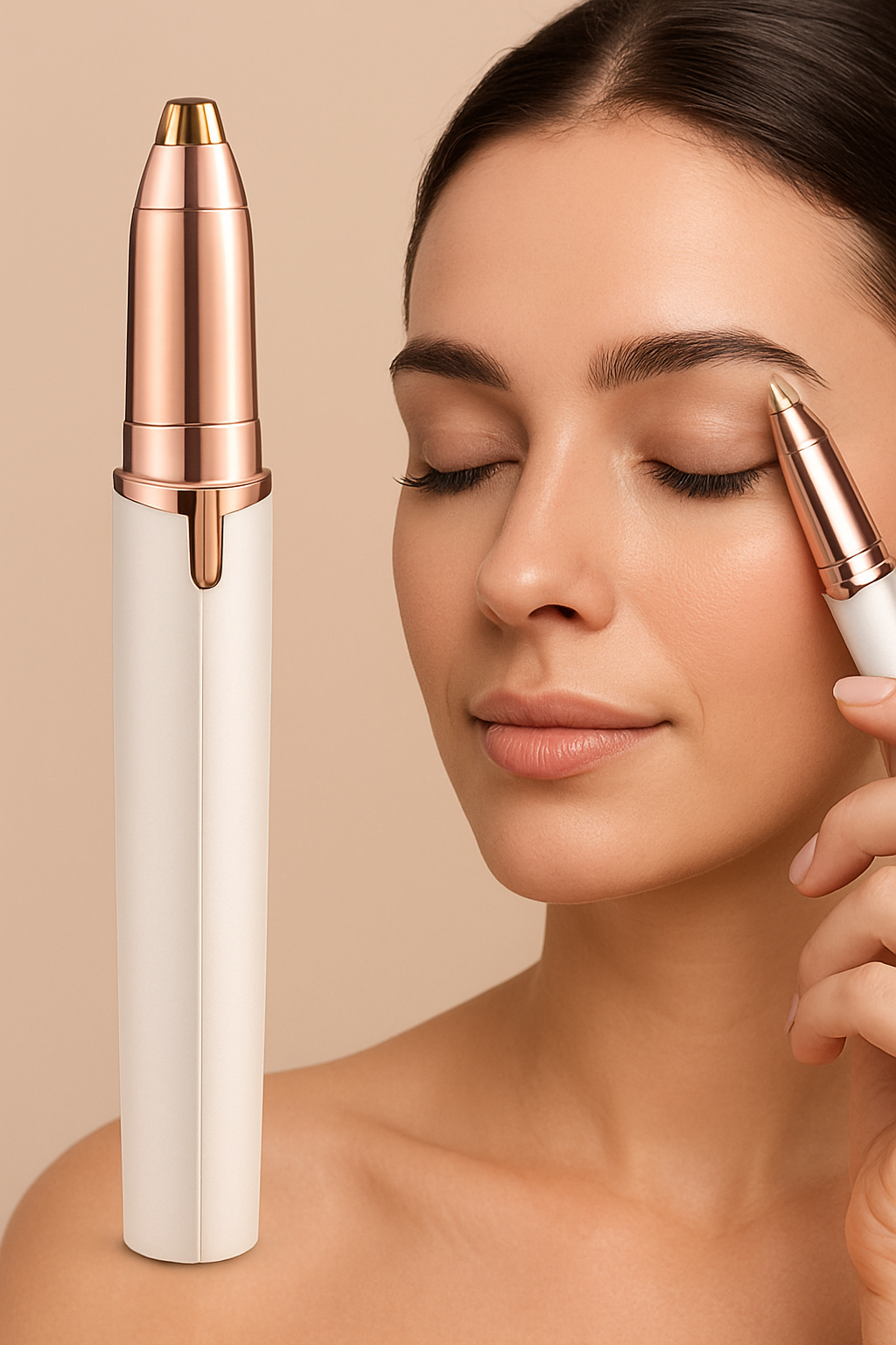 Aparador Elétrico de Sobrancelha Sem Dor – Definição Precisa e Rosto Impecável