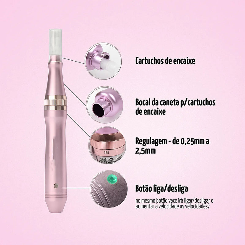Caneta Derma Pen Dr. Pen Ultima M7 Original – Rejuvenescimento Facial e Cuidados com a Pele