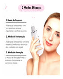 Espátula Ultrassônica de Limpeza Facial – Peeling, Removedor de Cravos e Massageador Facial