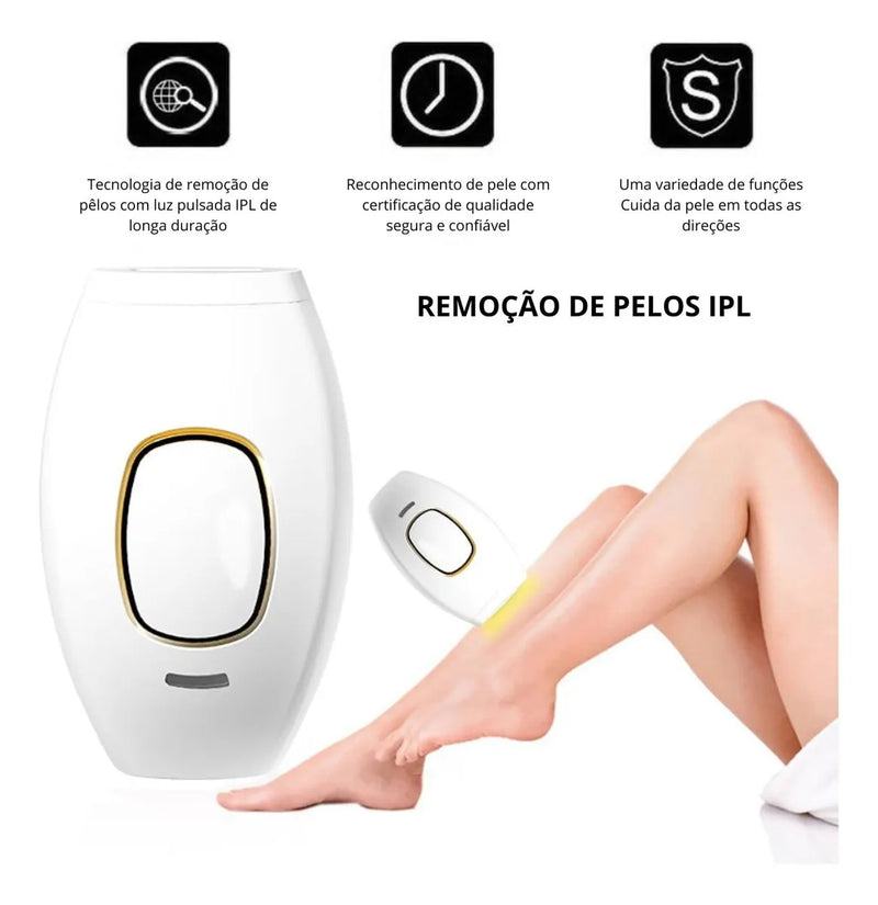 Depilador a Laser  – Remoção de Pelos Permanente e Indolor