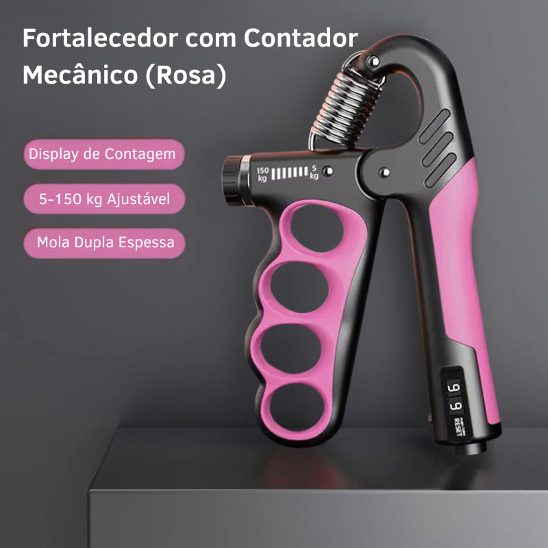 Fortalecedor de Mãos com Contador Inteligente – Força, Resistência e Desempenho em um Só Equipamento!
