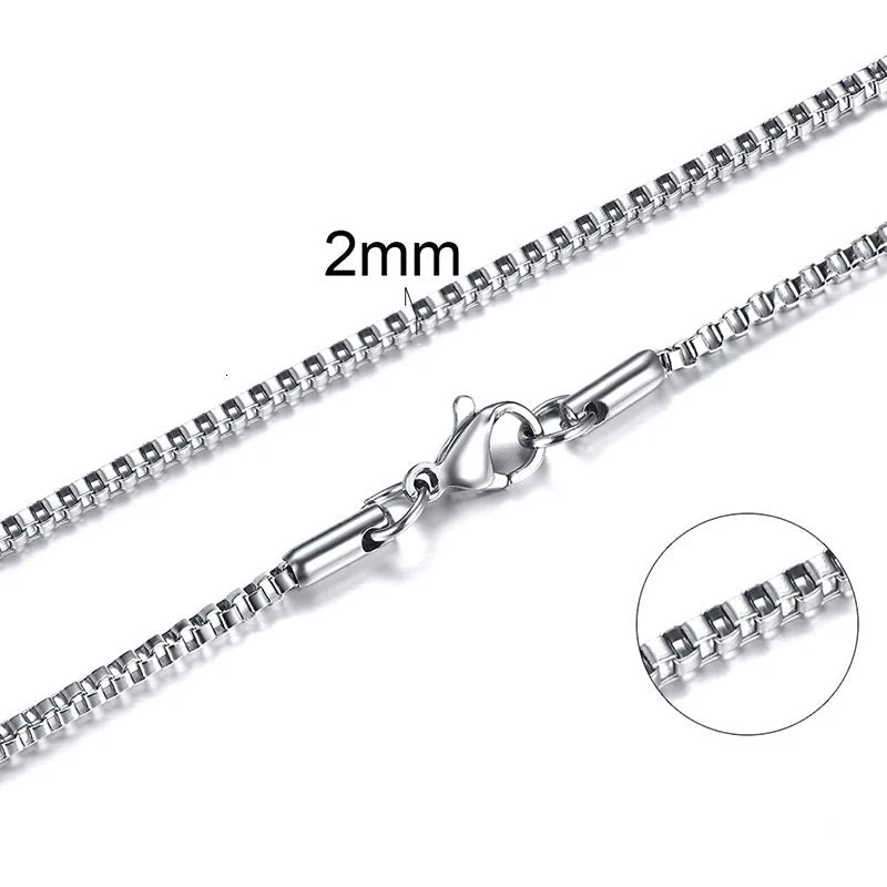 Colar Masculino Corrente Fina em Aço Inoxidável – Estilo, Resistência e Sofisticação no Seu Visual