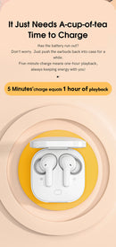 Fone de Ouvido Bluetooth QCY T13 – TWS Sem Fio com ENC, 4 Microfones e APP Personalizável