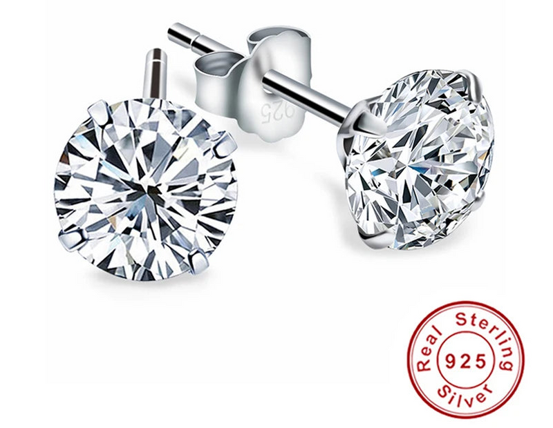 Brincos Femininos 925 Prata Esterlina com Zircônia – Brilho, Qualidade e Estilo Atemporal