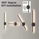 Luminária de Parede LED Recarregável 5V – Luz Sem Fio com Controle Remoto