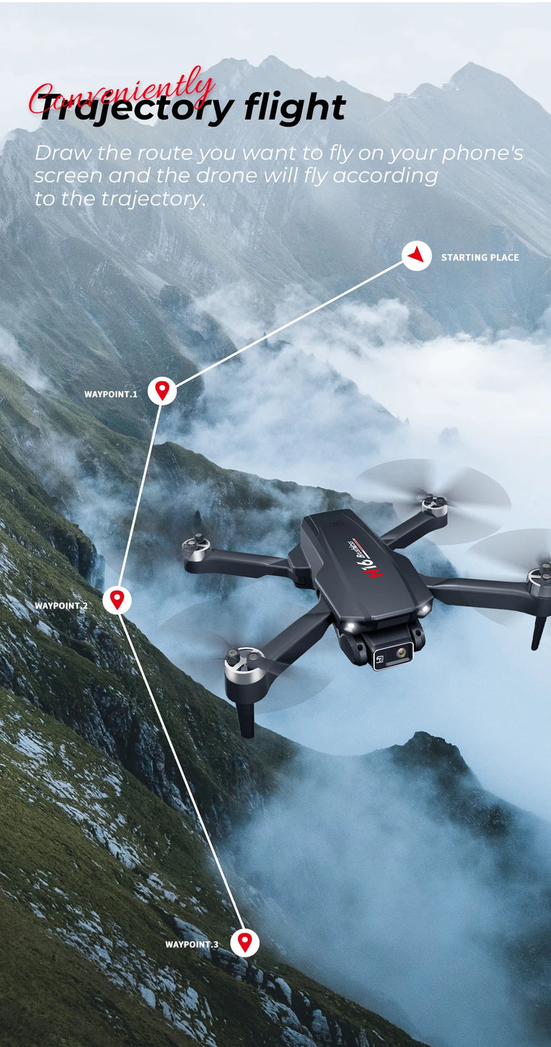 Novo Drone H16 GPS Profissional duas câmeras e com foto aérea