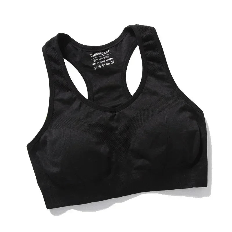 Sutiã esportivo feminino com efeito push up ideal para atividades físicas.