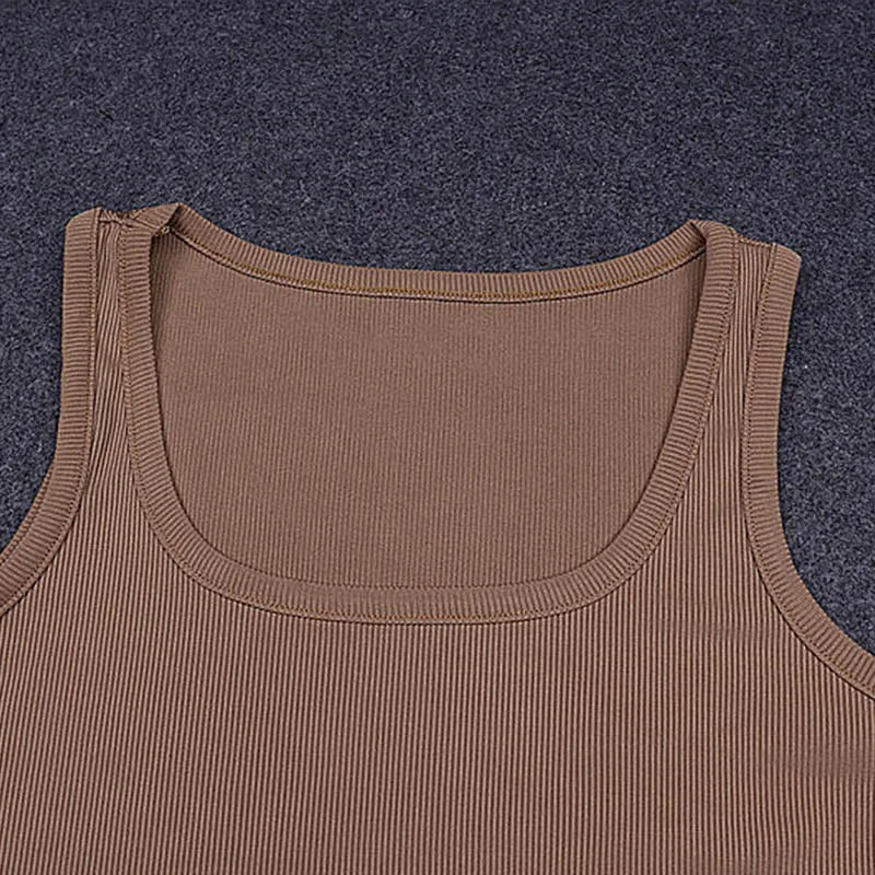 Bodysuit de malha sem mangas