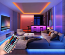 Fio de LED RGB 5–30m – Luz de Ambiente com Controle Remoto e App para Decoração
