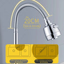 Torneira Flexível 360° para Pia de Cozinha – Duplo Jato e Design Moderno