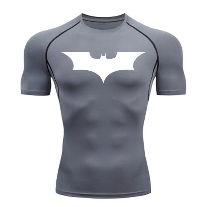 Camiseta de compressão masculina ideal para musculação ou esporte