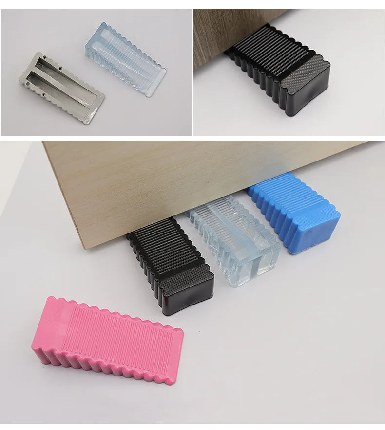 Bloqueio de parada de porta de silicone de segurança