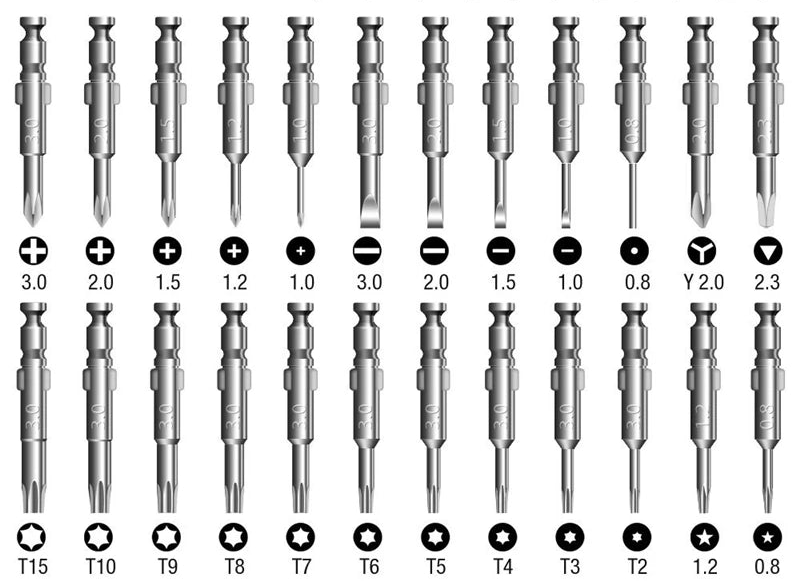 Conjunto de Pontas Magnéticas para Parafusadeira – Torx, Phillips e Soquete de Precisão para Reparos e Manutenção