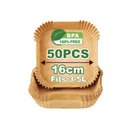 Papel Antiaderente Quadrado para Air Fryer – Praticidade, Limpeza e Cozimento Perfeito