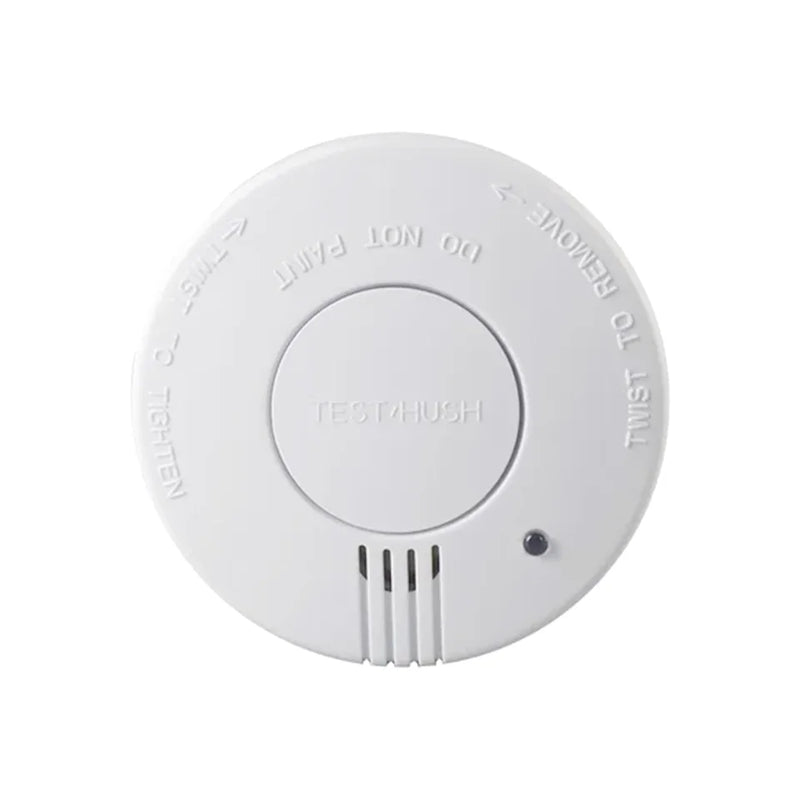 Alarme de fumaça incêndio fotoelétrico sensor de fumaça bip de bateria fraca para quarto, cozinha ou escritório
