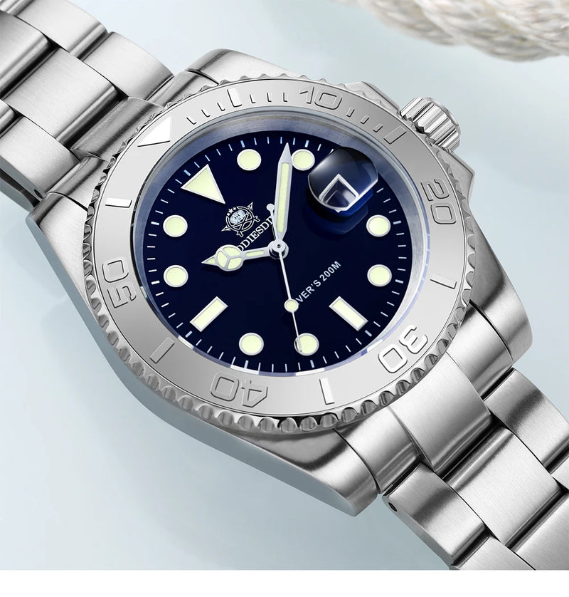 Relógio Masculino de LUXO – Resistência, Precisão e Estilo Sob Qualquer Profundidade