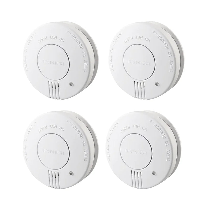 Alarme de fumaça incêndio fotoelétrico sensor de fumaça bip de bateria fraca para quarto, cozinha ou escritório