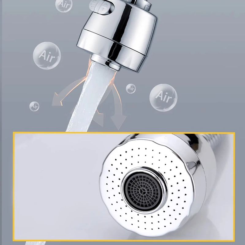 Torneira Flexível 360° para Pia de Cozinha – Duplo Jato e Design Moderno