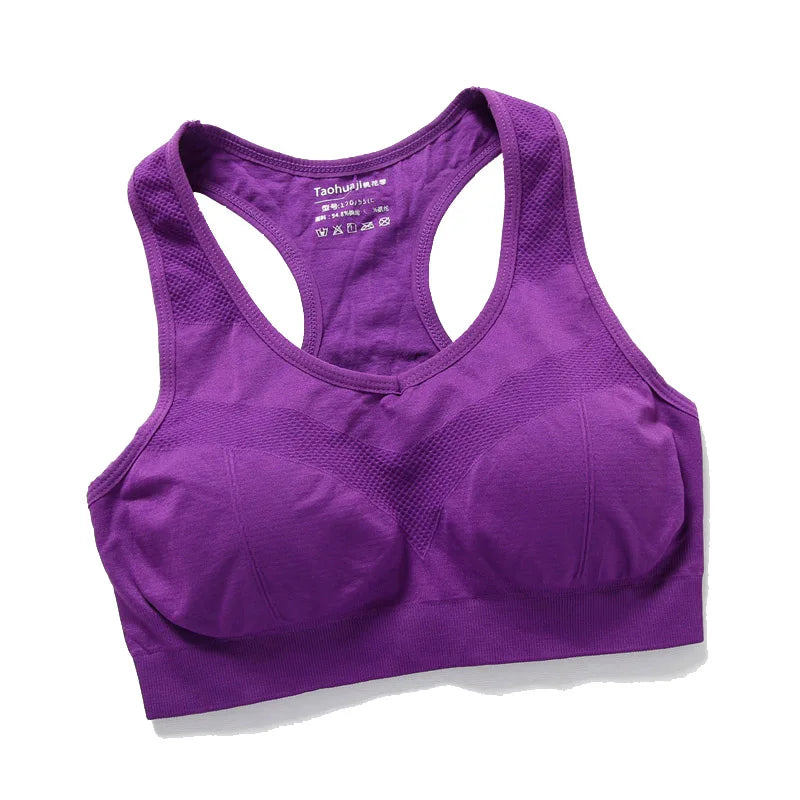 Sutiã esportivo feminino com efeito push up ideal para atividades físicas.