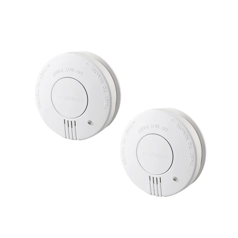 Alarme de fumaça incêndio fotoelétrico sensor de fumaça bip de bateria fraca para quarto, cozinha ou escritório