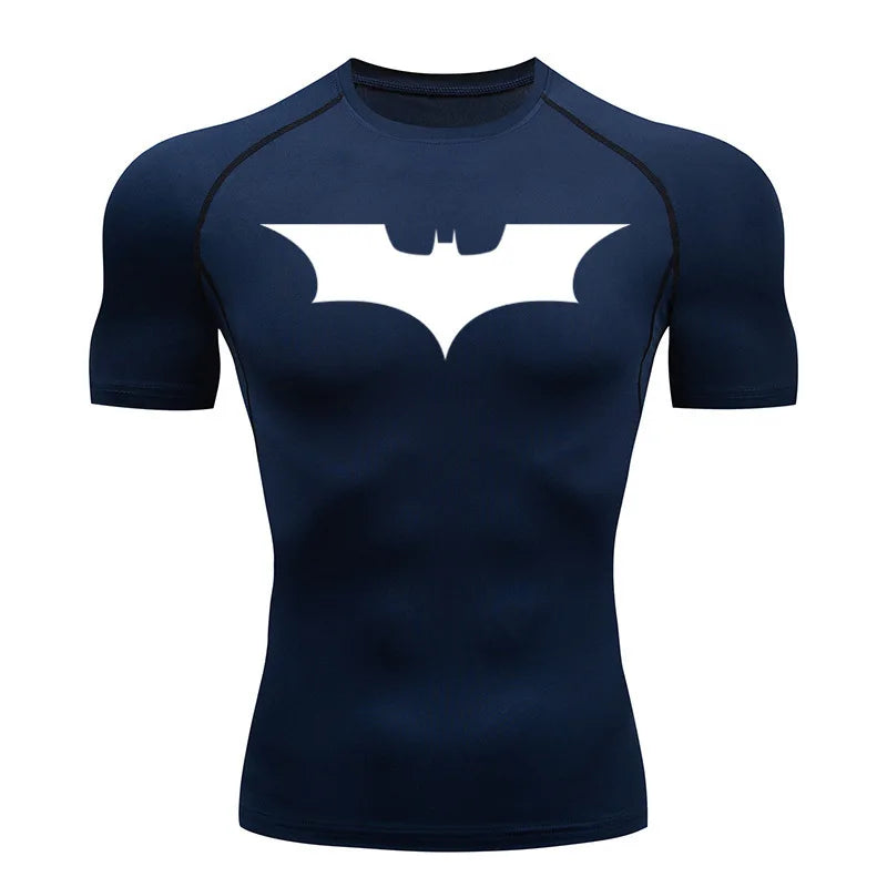 Camiseta de compressão masculina ideal para musculação ou esporte