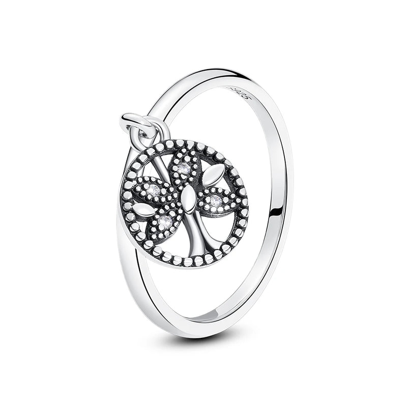 Anel Feminino Prata Esterlina 925 – Elegância, Romance e Sofisticação