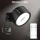 Arandela LED de Parede com Controle por Toque – 3 Níveis de Brilho e 3 Tons de Cor