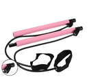 Barra Multifuncional de Pilates com Corda Elástica – Treinamento de Corpo, Costas e Alongamento