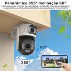 Câmera de Segurança P2 PTZ IP WiFi Externa com Rastreamento Automático