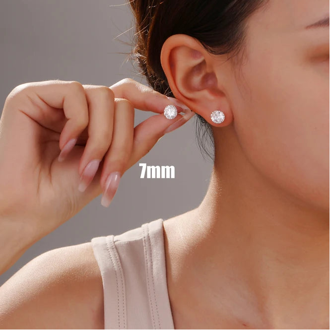 Brincos Femininos 925 Prata Esterlina com Zircônia – Brilho, Qualidade e Estilo Atemporal