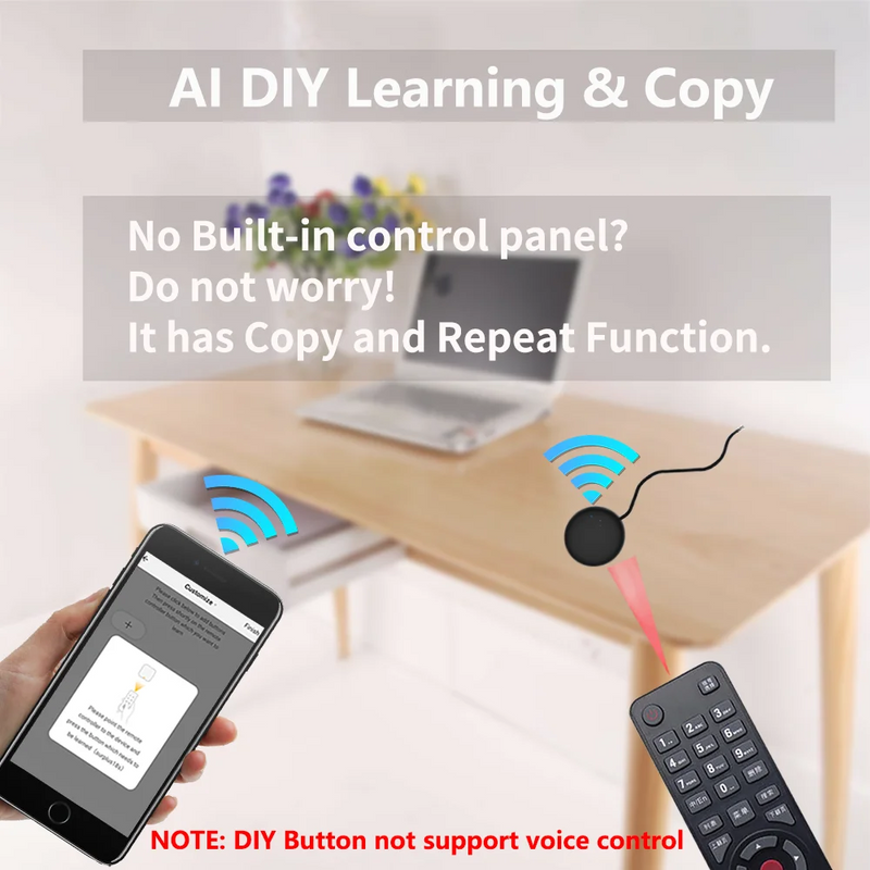 Controle remoto com Wifi Smart funciona com a Alexa