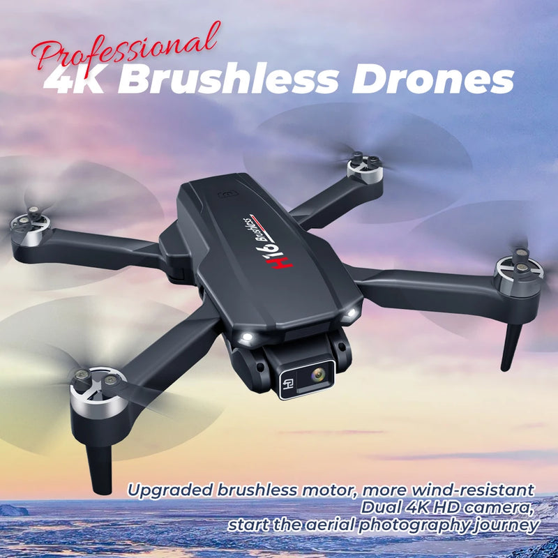 Novo Drone H16 GPS Profissional duas câmeras e com foto aérea