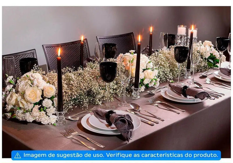 Aparelho de Jantar e Chá 20 Peças Tramontina – Porcelana Branca Redonda Silvia