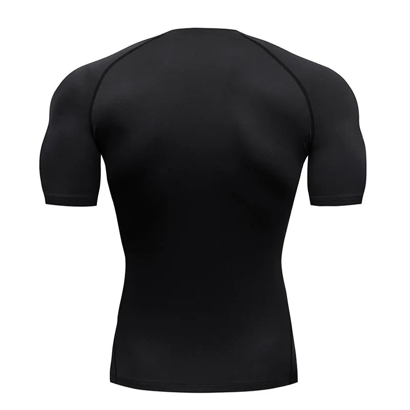 Camiseta de compressão masculina ideal para musculação ou esporte