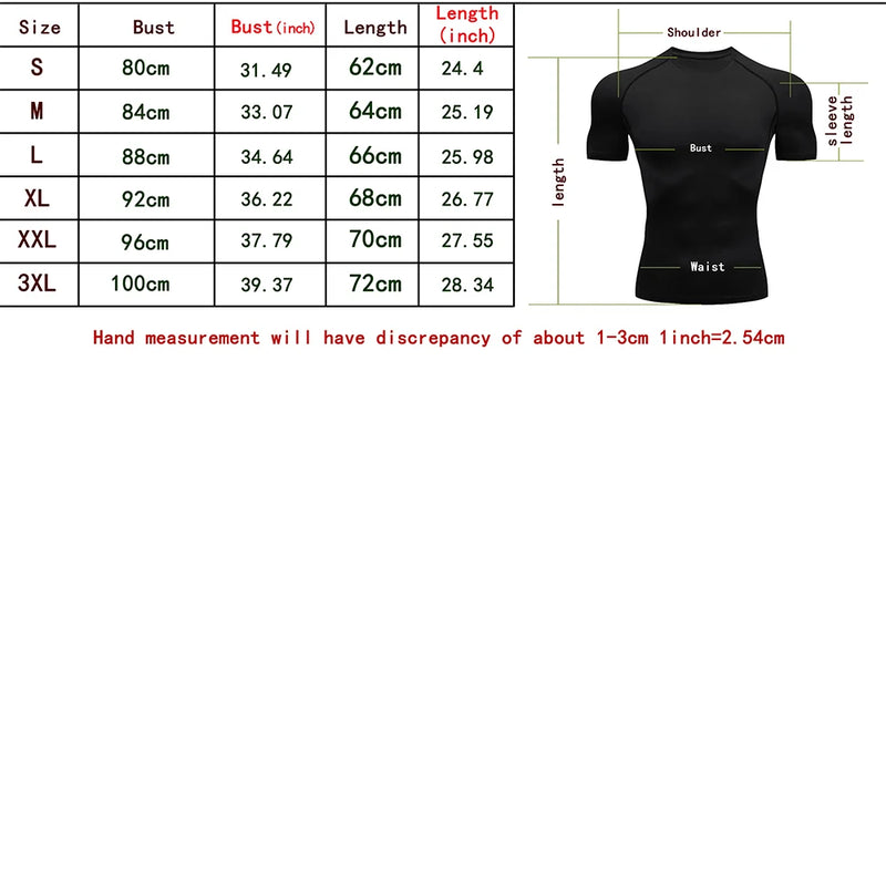 Camiseta de compressão masculina ideal para musculação ou esporte