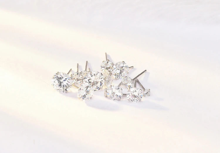 Brincos Femininos 925 Prata Esterlina com Zircônia – Brilho, Qualidade e Estilo Atemporal