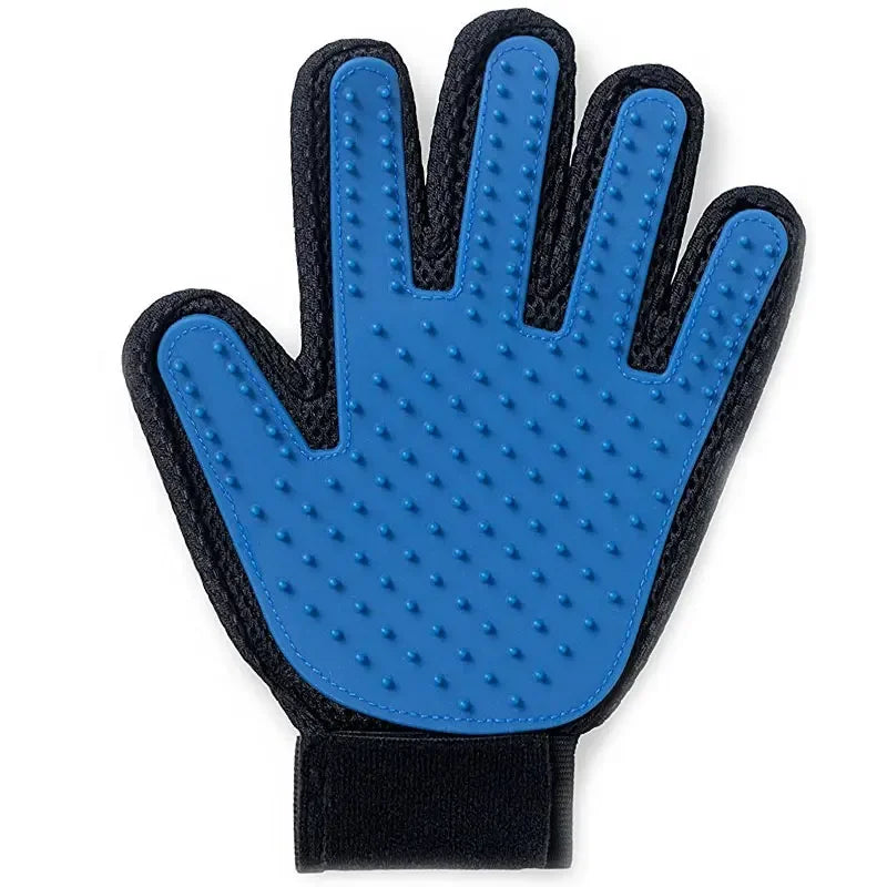 Luva de Silicone para escovar gatos. Dar banho em cachorro. Limpeza. Depilação.