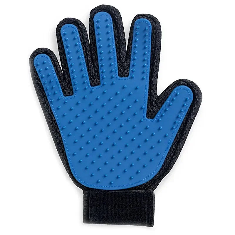 Luva de Silicone para escovar gatos. Dar banho em cachorro. Limpeza. Depilação.