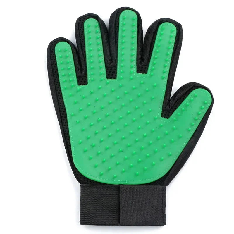 Luva de Silicone para escovar gatos. Dar banho em cachorro. Limpeza. Depilação.