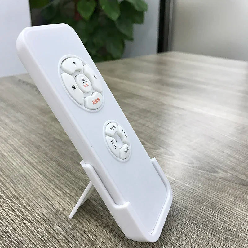 Ventilador de teto universal com lâmpada e kit de controle remoto inteligente
