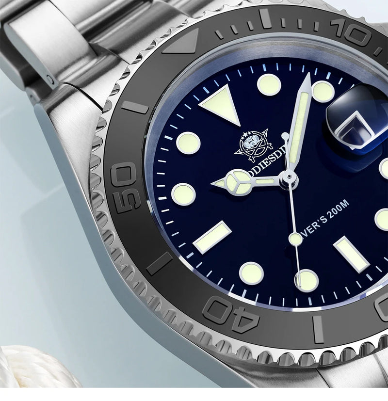 Relógio Masculino de LUXO – Resistência, Precisão e Estilo Sob Qualquer Profundidade