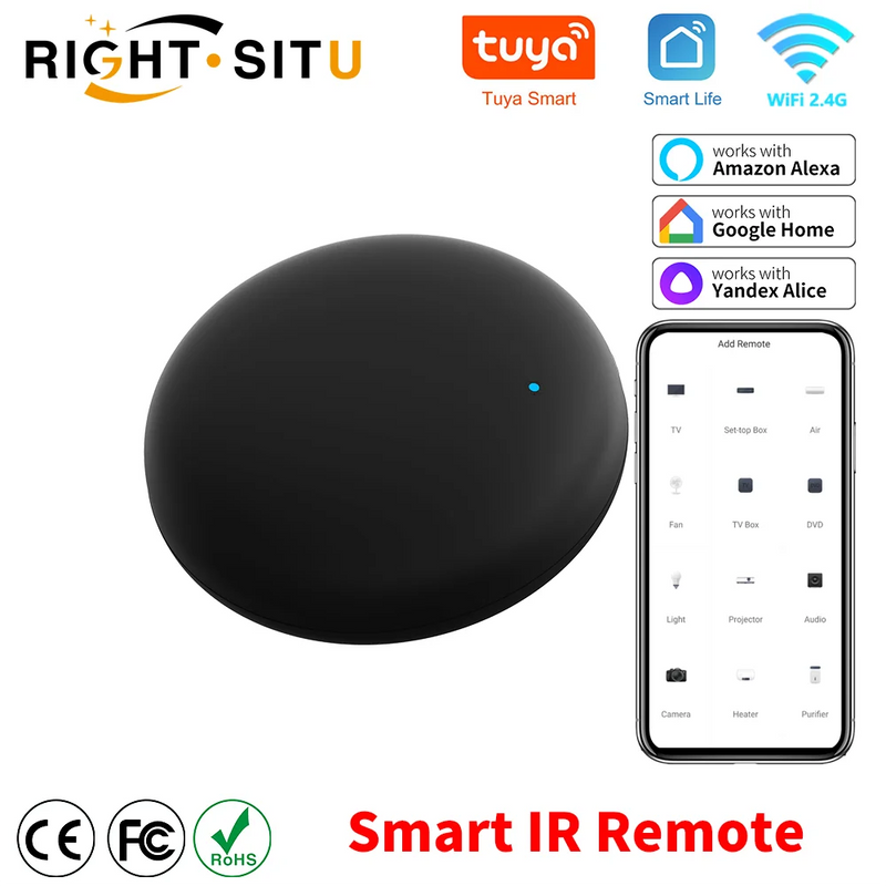 Controle remoto com Wifi Smart funciona com a Alexa