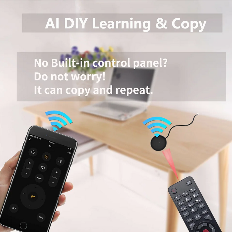 Controle remoto com Wifi Smart funciona com a Alexa