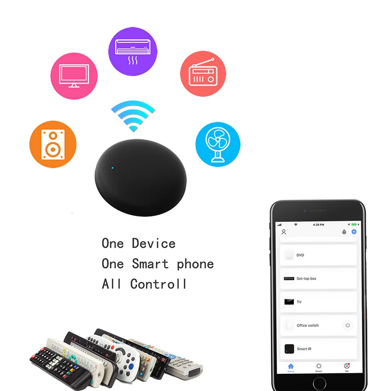Controle remoto com Wifi Smart funciona com a Alexa