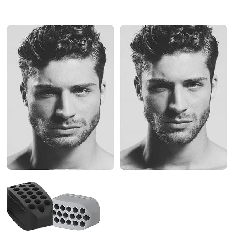 Exercitador Facial de Silicone – Tonificador de Mandíbula e Pescoço para Definição do Rosto